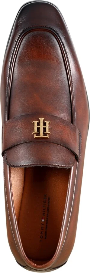 Tommy Hilfiger Men's Sawlin Logo Embellished Dress Loafers - Image 8