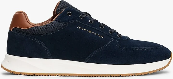 Tommy Hilfiger Men's Suede Low-Top Sneaker - Navy - US 7.5 / EU 40