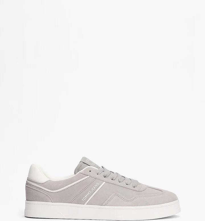 Tommy Hilfiger Men's Tommy Jeans Greenwich Suede Sneaker - Grey - US 8 / EU 41