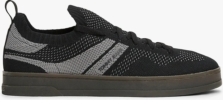Tommy Hilfiger Men's Tommy Jeans Low-Top Knit Sneaker - Black - US 7.5 / EU 40