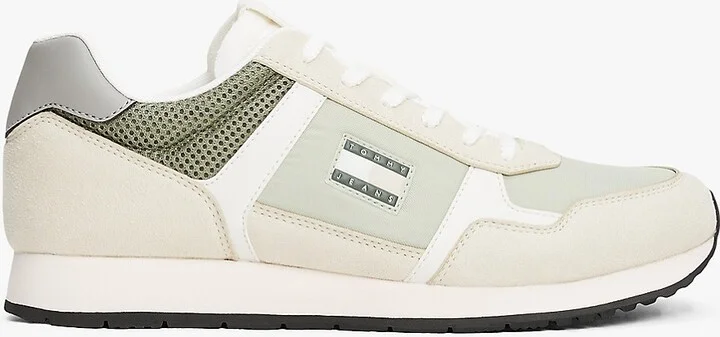 Tommy Hilfiger Men's Tommy Jeans Low-Top Runner Sneaker - Green - US 7.5 / EU 40