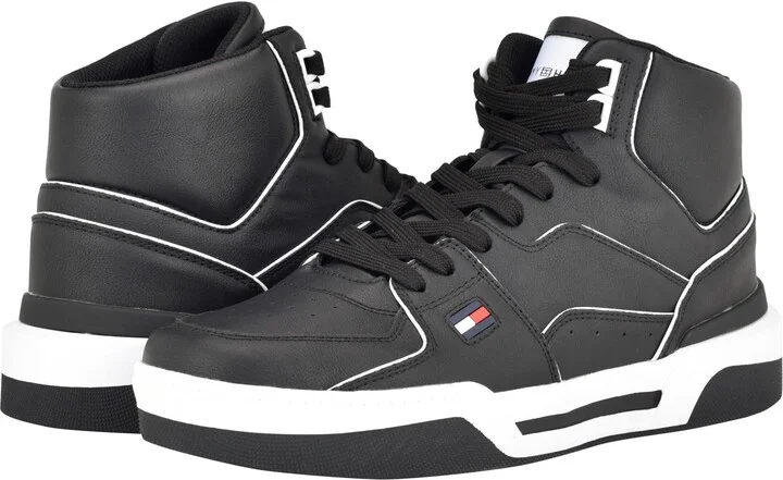 Tommy Hilfiger Mens Varten Sneaker Black/White 7M