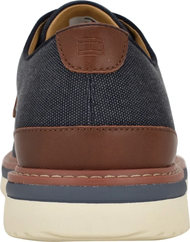 Tommy Hilfiger Men's Vessle Casualized Hybrid Oxfords - Navy, Cognac multi - Image 3