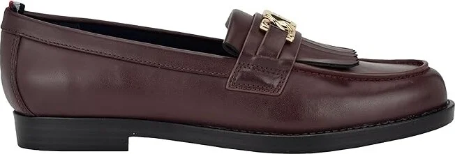 Tommy Hilfiger Merise Women's Flat Shoes Dark Red : 8.5 M - Image 5
