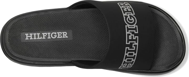 Tommy Hilfiger Moldo Men's Slide Shoes Black : 12 D - Medium - Image 2