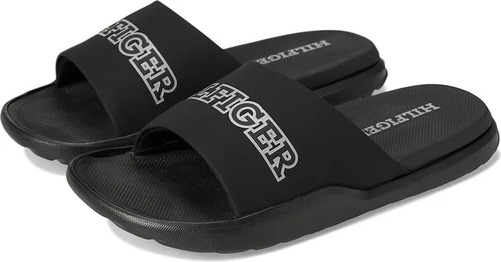 Tommy Hilfiger Moldo Men's Slide Shoes Black : 12 D - Medium