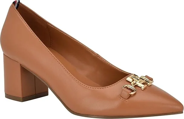 Tommy Hilfiger Nanya High Women's Heels Medium Natural : 8.5 M, Synthetic - Image 5