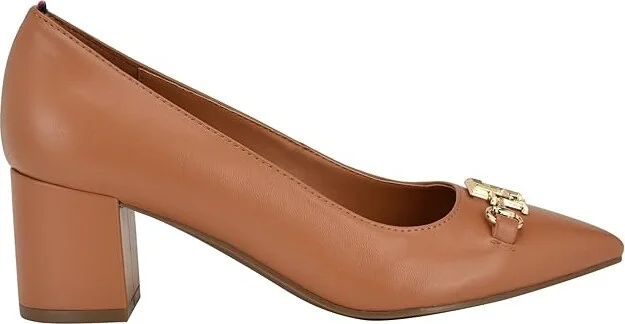 Tommy Hilfiger Nanya High Women's Heels Medium Natural : 8.5 M, Synthetic - Image 6