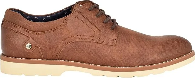 Tommy Hilfiger Nemoza Men's Lace Up Wing Tip Shoes Medium Brown : 9.5 M, Leather - Image 4