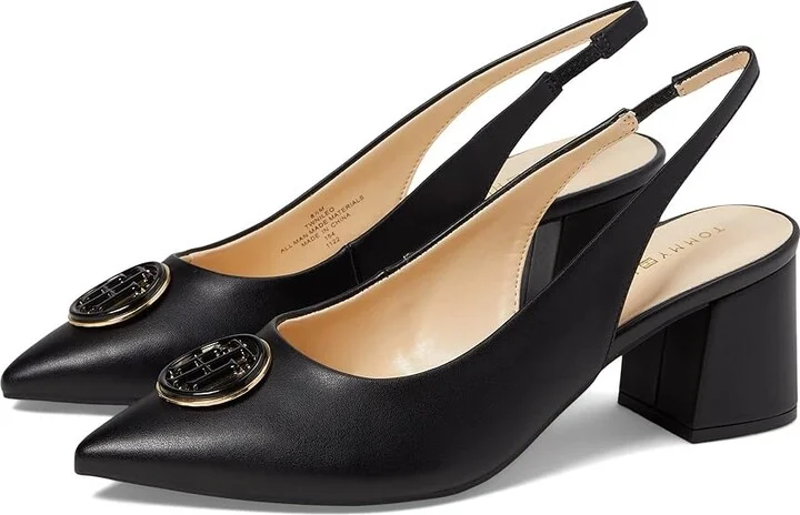 Tommy Hilfiger Nileo Women's Shoes Black 2 : 8.5 M, Synthetic