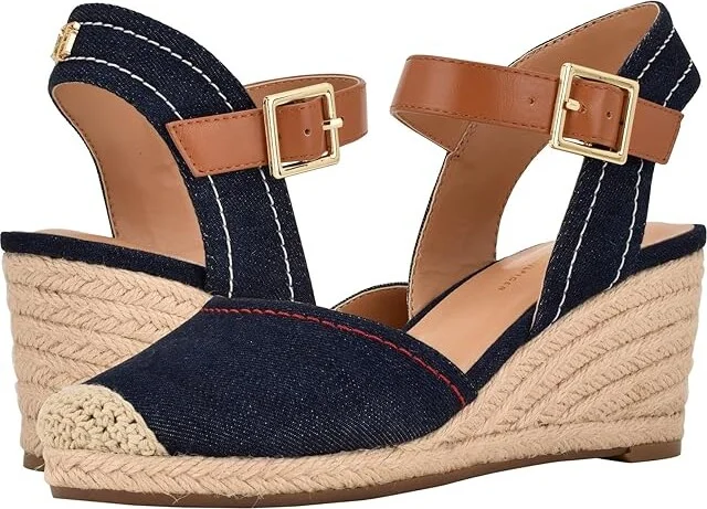 Tommy Hilfiger Nilsa Women's Shoes Blue Denim : 6.5 M, Synthetic