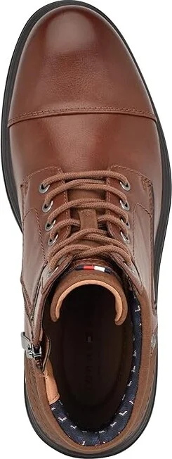 Tommy Hilfiger Oregon Men's Boots Cognac : 12 M, Leather/Synthetic - Image 2