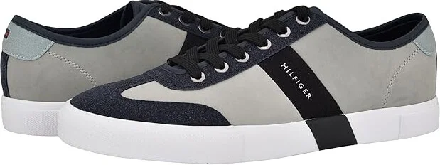 Tommy Hilfiger Pandora Men's Shoes Grey/Navy : 7 D - Medium