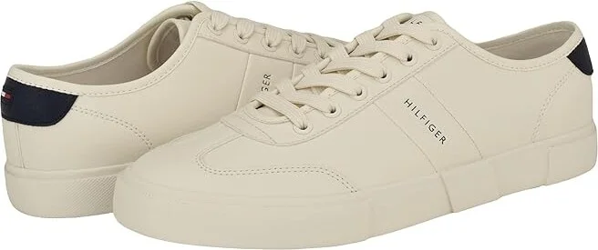 Tommy Hilfiger Pandora Men's Shoes Ivory/Navy : 9.5 D - Medium