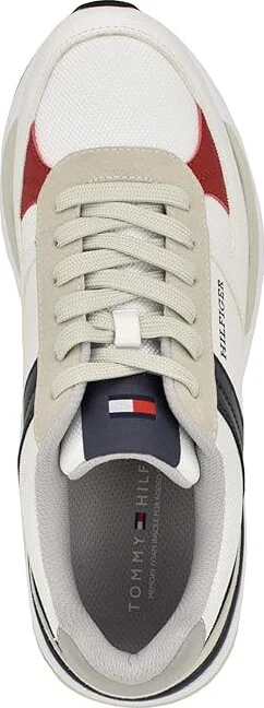 Tommy Hilfiger Paver Men's Shoes White : 7.5 D - Medium, Suede - Image 2