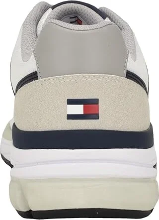 Tommy Hilfiger Paver Men's Shoes White : 7.5 D - Medium, Suede - Image 4