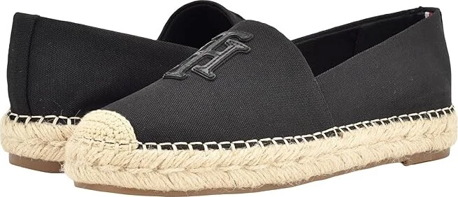 Tommy Hilfiger Peanni Women's Sandals Black : 9 M, Synthetic