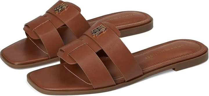 Tommy Hilfiger Pixee Women's Dress Sandals Brown : 8 M, Synthetic