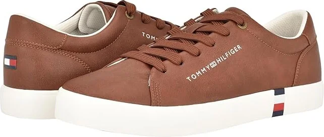 Tommy Hilfiger Ramoso Men's Lace-up Boots Cognac : 12 D - Medium, Leather