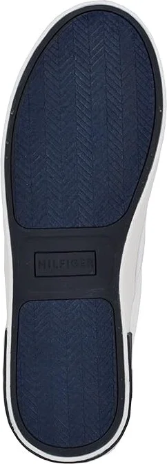 Tommy Hilfiger Rayor Men's Lace-up Boots White : 7.5 D - Medium, Canvas - Image 3