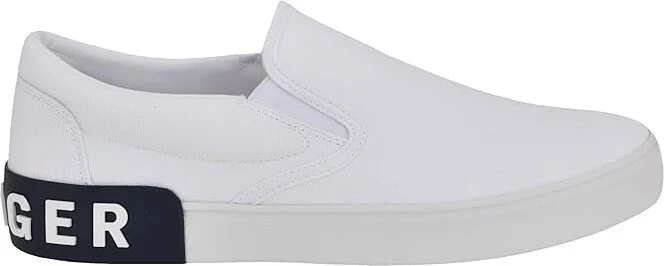 Tommy Hilfiger Rayor Men's Lace-up Boots White : 7.5 D - Medium, Canvas - Image 5