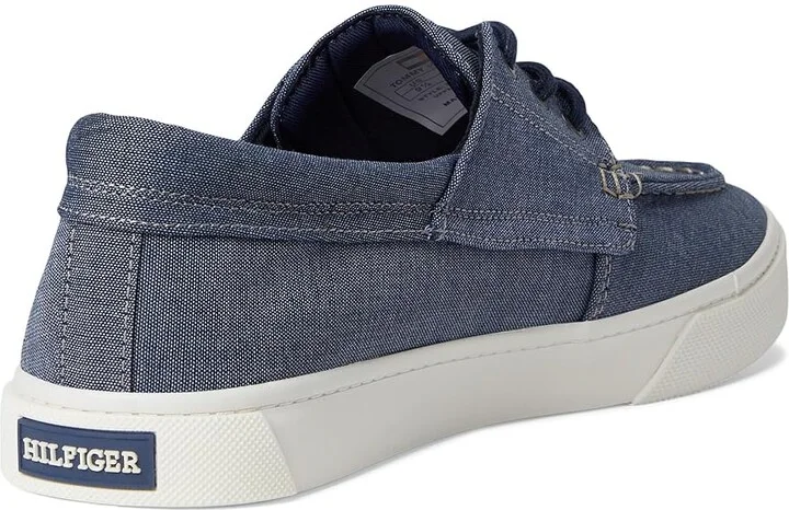 Tommy Hilfiger Relenn Men's Shoes Dark Blue Chambray : 8.5 D - Medium, Denim - Image 4