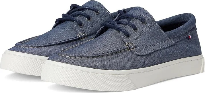 Tommy Hilfiger Relenn Men's Shoes Dark Blue Chambray : 8.5 D - Medium, Denim