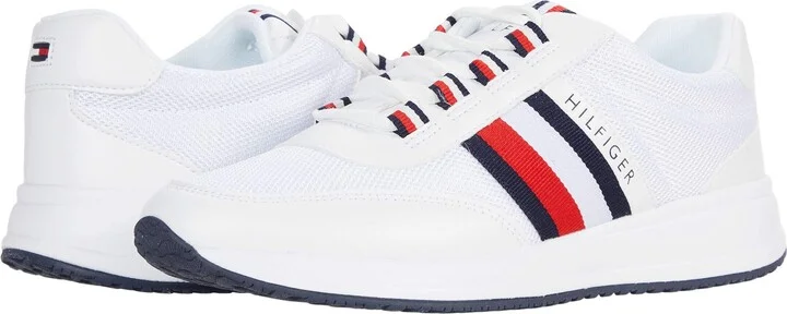 Tommy Hilfiger Relida White/White/Signature/Signature 8 B (M)