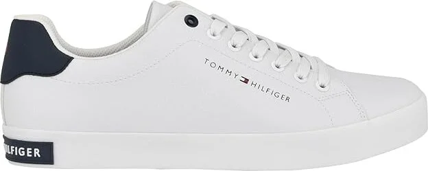 Tommy Hilfiger Rezmy Men's Shoes White/Navy : 10 D - Medium, Leather/Rubber - Image 6