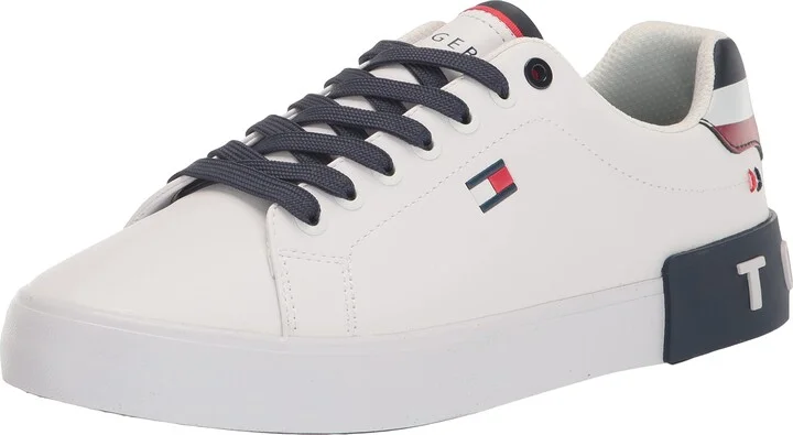 White/Navy Multi