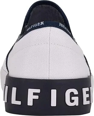 Tommy Hilfiger Rhine Men's Shoes White : 8.5 D - Medium, Textile - Image 4