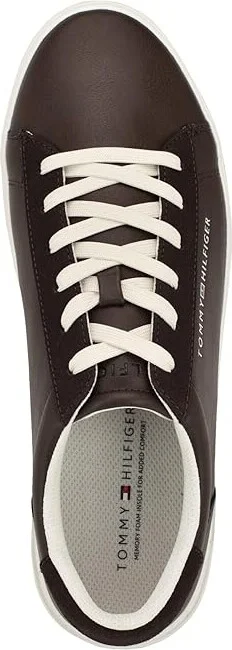 Tommy Hilfiger Ribby Men's Lace-up Boots Dark Brown : 12 M, Leather/Rubber/Suede - Image 2