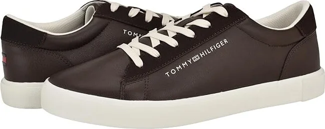 Tommy Hilfiger Ribby Men's Lace-up Boots Dark Brown : 12 M, Leather/Rubber/Suede