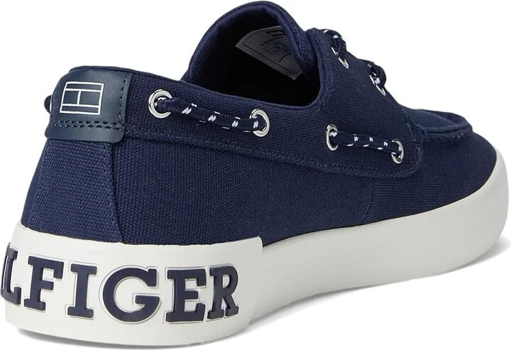 Tommy Hilfiger Rice Men's Shoes Navy : 8 D - Medium, Canvas - Image 4