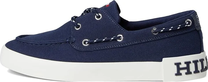Tommy Hilfiger Rice Men's Shoes Navy : 8 D - Medium, Canvas - Image 6