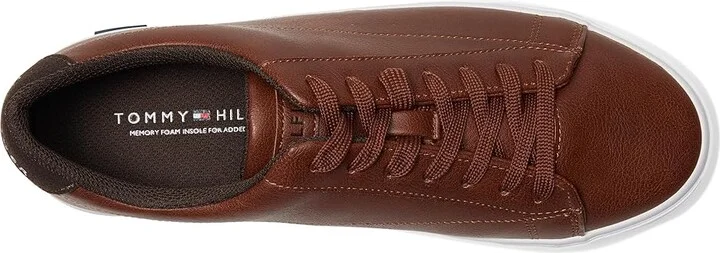 Tommy Hilfiger Risher Men's Shoes Cognac/Dark Brown : 7 D - Medium, Textile - Image 2