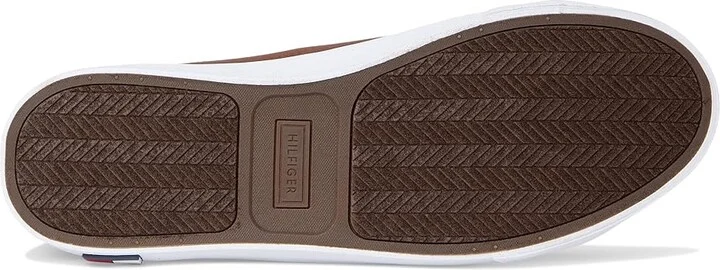 Tommy Hilfiger Risher Men's Shoes Cognac/Dark Brown : 7 D - Medium, Textile - Image 3