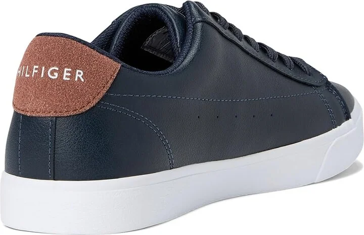 Tommy Hilfiger Risher Men's Shoes Navy/Cognac : 10 D - Medium, Textile - Image 4