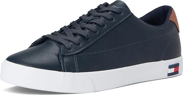 Tommy Hilfiger Risher Men's Shoes Navy/Cognac : 10 D - Medium, Textile - Image 5