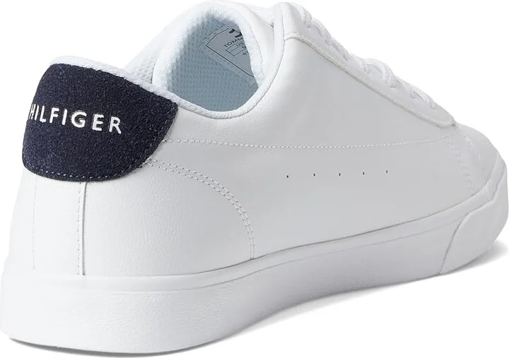 Tommy Hilfiger Risher Men's Shoes White/Navy : 7.5 D - Medium, Textile - Image 4