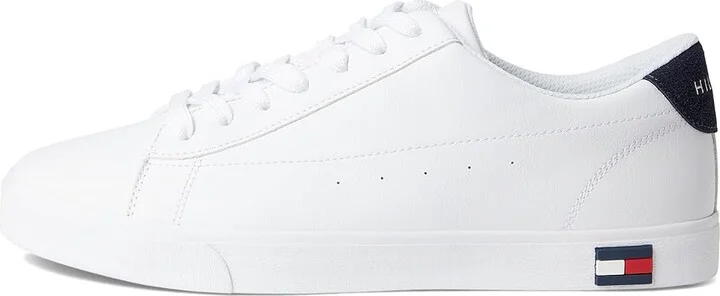 Tommy Hilfiger Risher Men's Shoes White/Navy : 7.5 D - Medium, Textile - Image 6