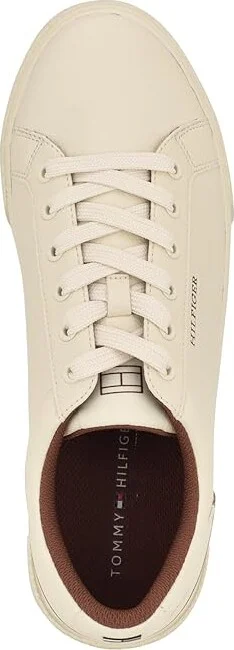Tommy Hilfiger Rocci Men's Shoes Ivory/Cognac : 11 D - Medium, Leather - Image 2