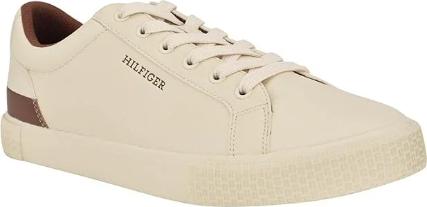 Tommy Hilfiger Rocci Men's Shoes Ivory/Cognac : 11 D - Medium, Leather - Image 5