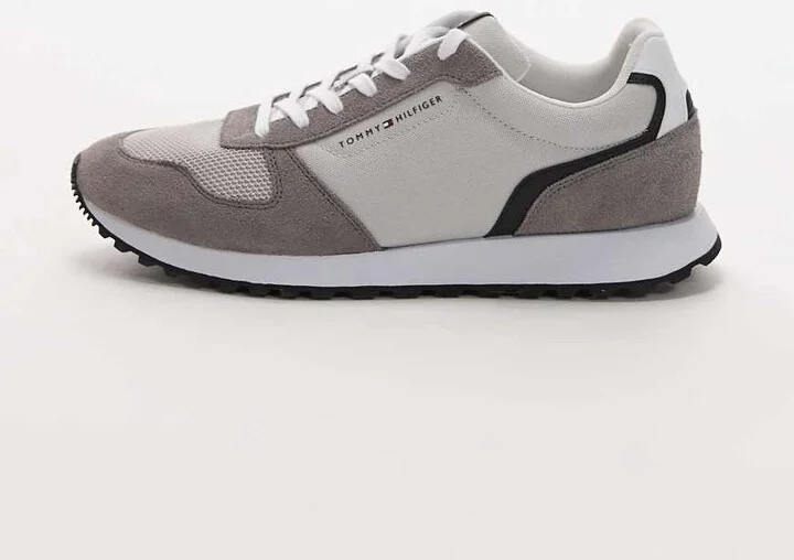 tommy Hilfiger runner sneakers in gray tones - Image 2