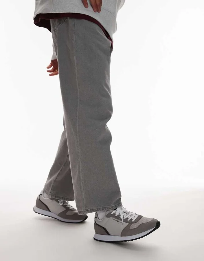 tommy Hilfiger runner sneakers in gray tones - Image 4