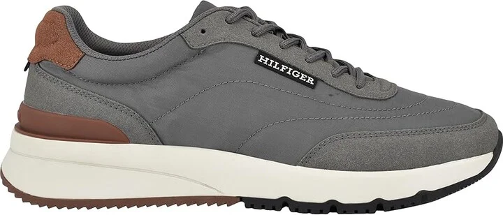 Tommy Hilfiger Sanny Men's Shoes Grey : 8 M, Rubber/Suede - Image 6