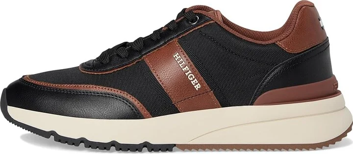 Tommy Hilfiger Santal Men's Shoes Black/Cognac : 11.5 D - Medium, Leather - Image 6