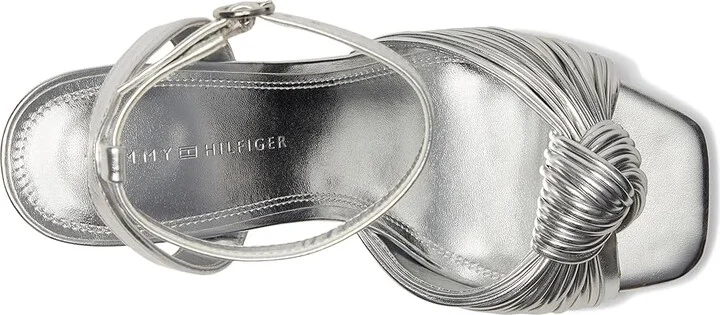 Tommy Hilfiger Sarifina Women's Hook and Loop Shoes Silver : 6.5 M, Faux Leather - Image 2
