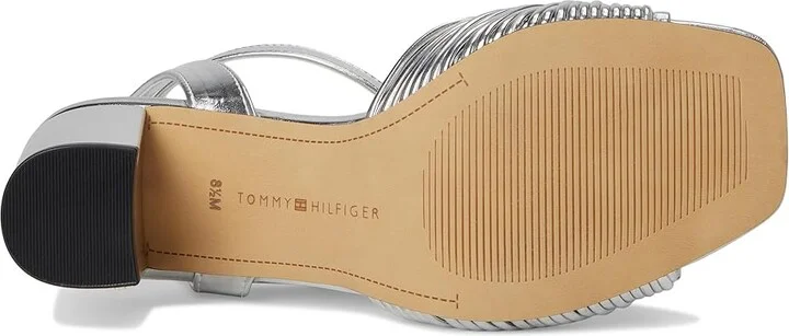 Tommy Hilfiger Sarifina Women's Hook and Loop Shoes Silver : 6.5 M, Faux Leather - Image 3