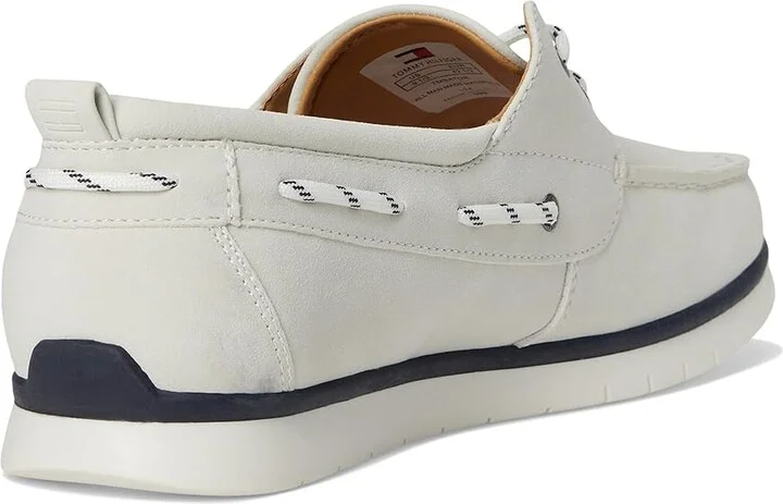 Tommy Hilfiger Sator Men's Shoes White : 7 D - Medium, Suede - Image 4